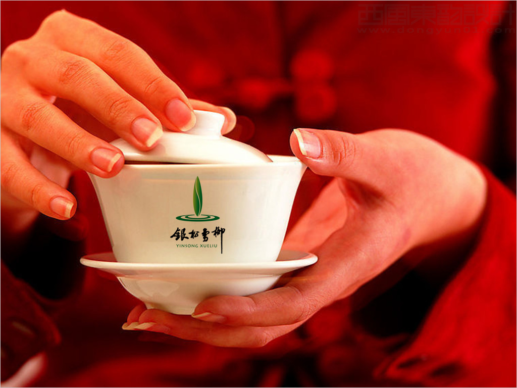 信陽華祥集團(tuán)銀松雪柳茶葉品牌商標(biāo)設(shè)計應(yīng)用效果