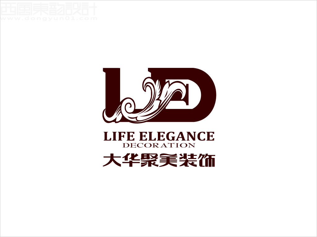 陜西大華聚美裝飾有限公司標志設(shè)計