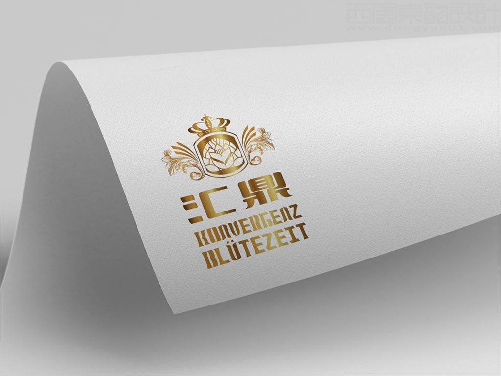 湖北匯鼎酒業(yè)公司標(biāo)志設(shè)計應(yīng)用效果圖