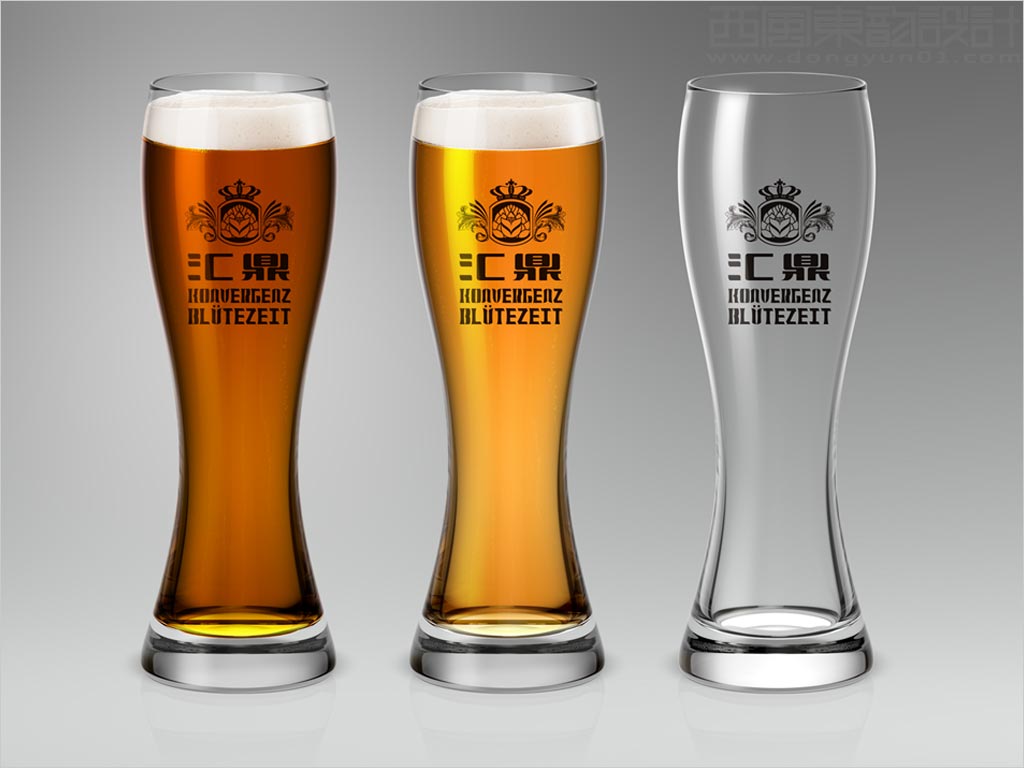 湖北匯鼎酒業(yè)公司標(biāo)志設(shè)計之酒杯應(yīng)用效果圖