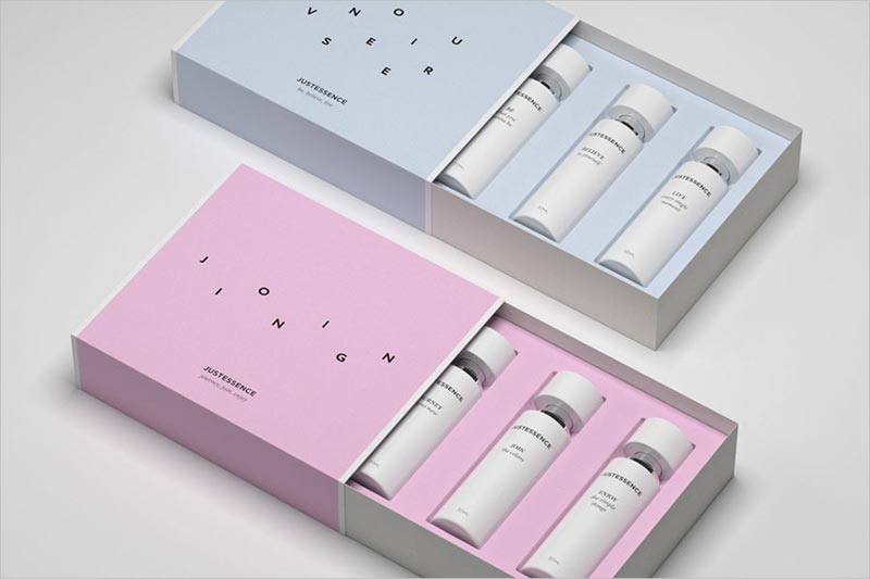 JustEssence 化妝品包裝設計