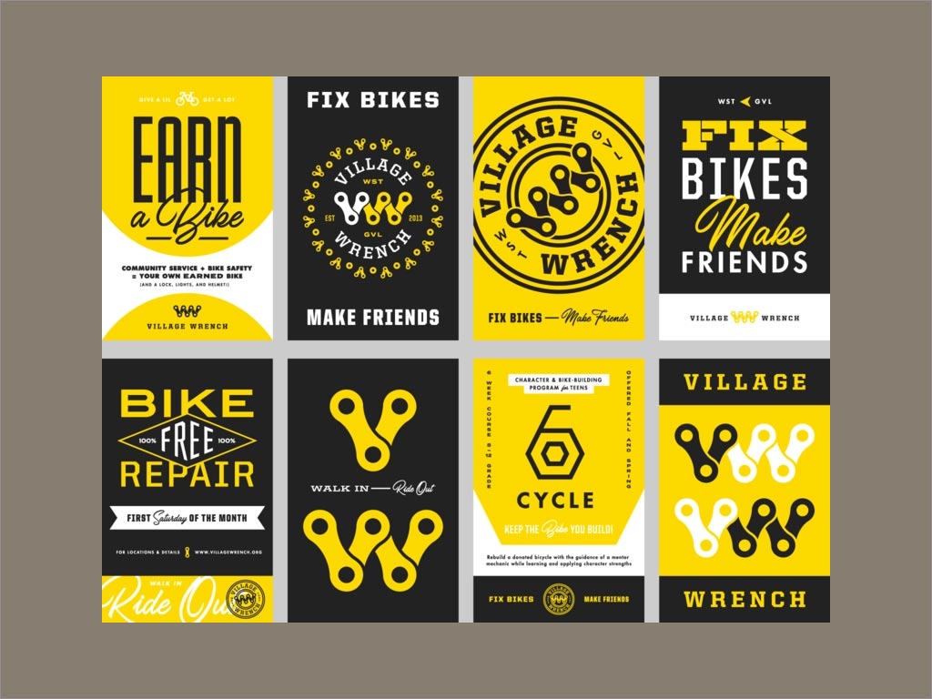 黑色和黃色的海報設(shè)計(jì)案例