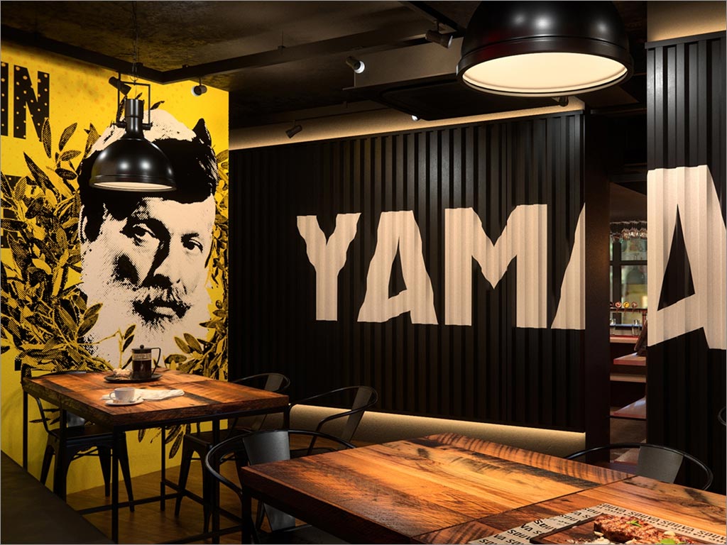 Souva希臘餐廳店面設計之店內環(huán)境設計