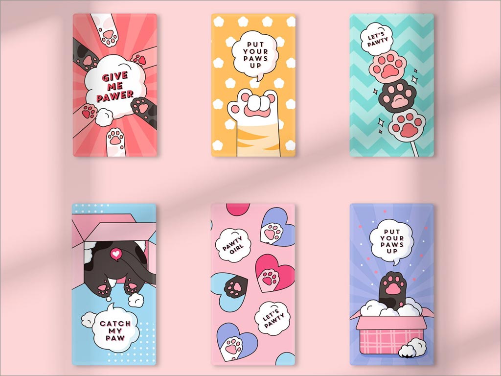 高潔絲純棉爪心包便攜衛(wèi)生巾包裝設計