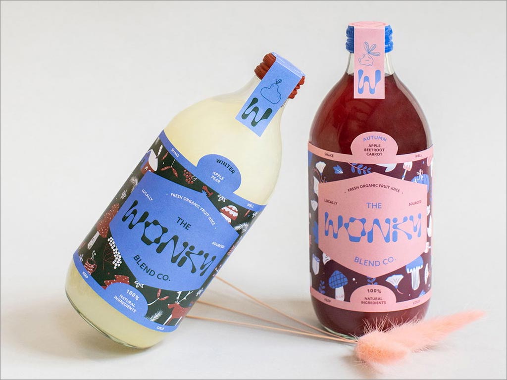 德國The Wonky Blend Co.果汁飲料包裝設(shè)計(jì)