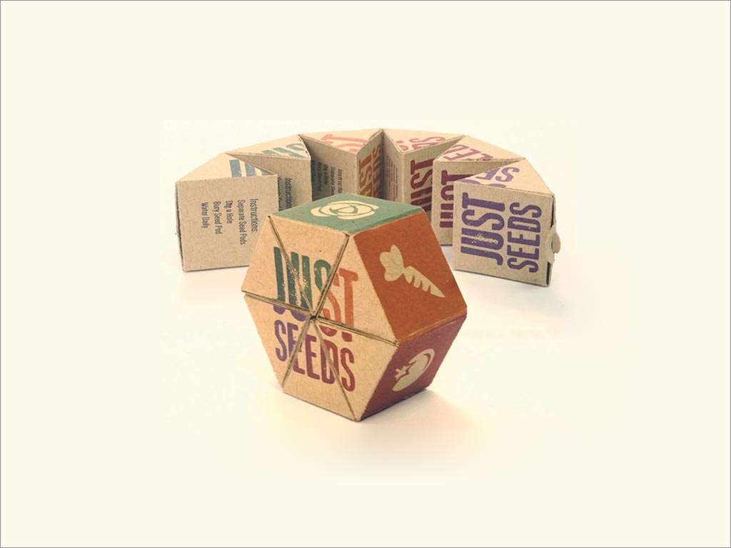 讓我們從這個有趣的異形形種子包裝設(shè)計開始。