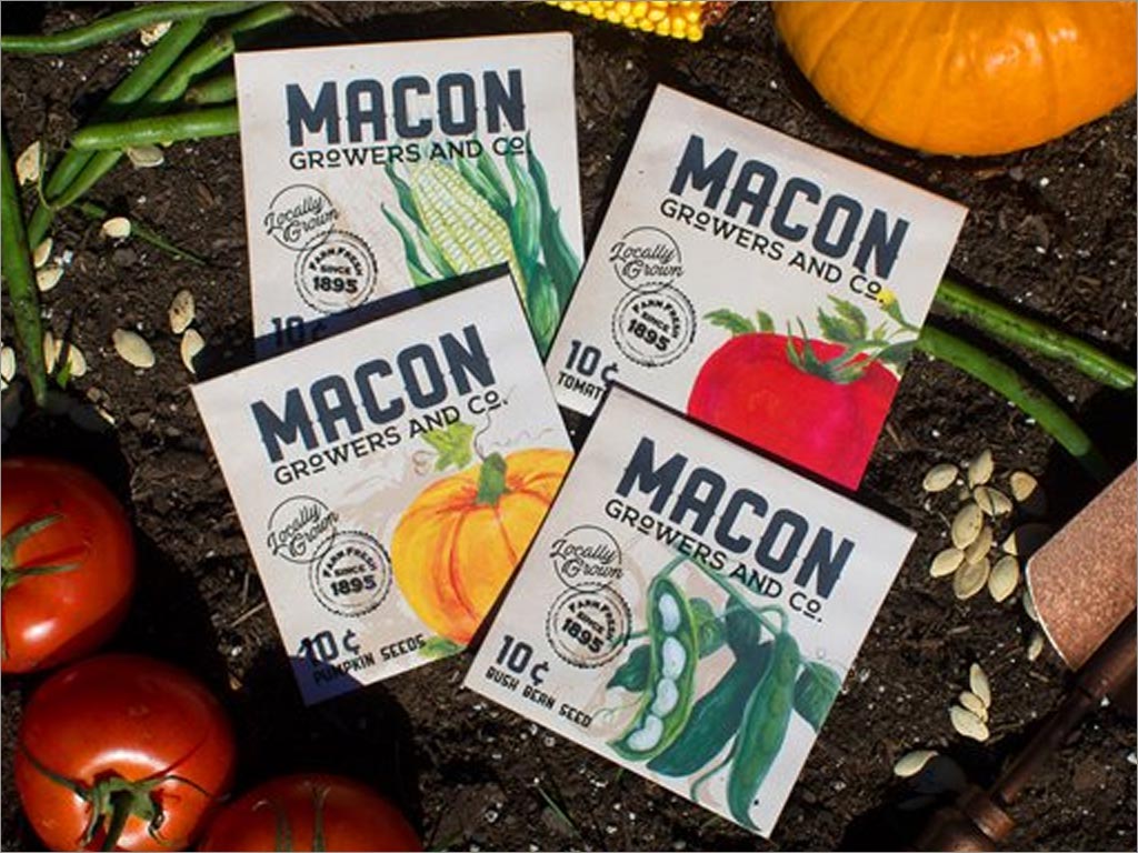 出色的種子包裝設(shè)計，喜歡南瓜和番茄的鮮艷色彩