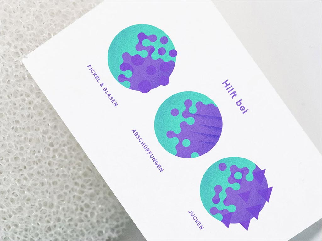 德國(guó)QiQu皮膚修復(fù)通用凝膠藥品宣傳彩頁(yè)設(shè)計(jì)