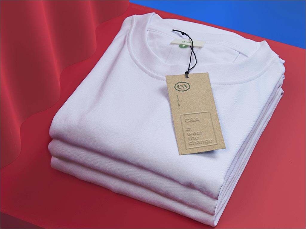 荷蘭快時尚品牌C＆A內(nèi)衣吊牌設計