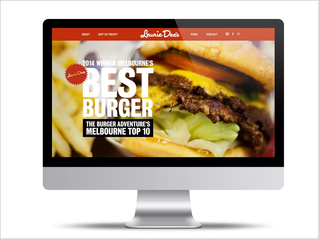 澳大利亞Laurie Dee's食品網(wǎng)站首頁設(shè)計(jì)