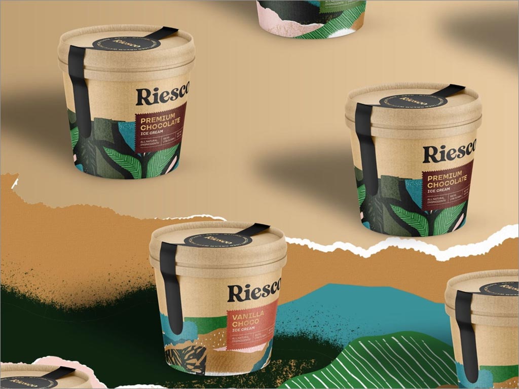 美國Riesco冰激凌包裝設(shè)計(jì)