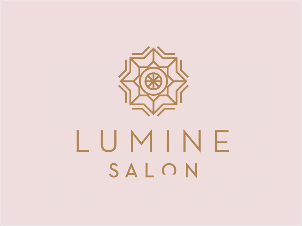 美國Lumine Salon美容美發(fā)沙龍品牌logo設計