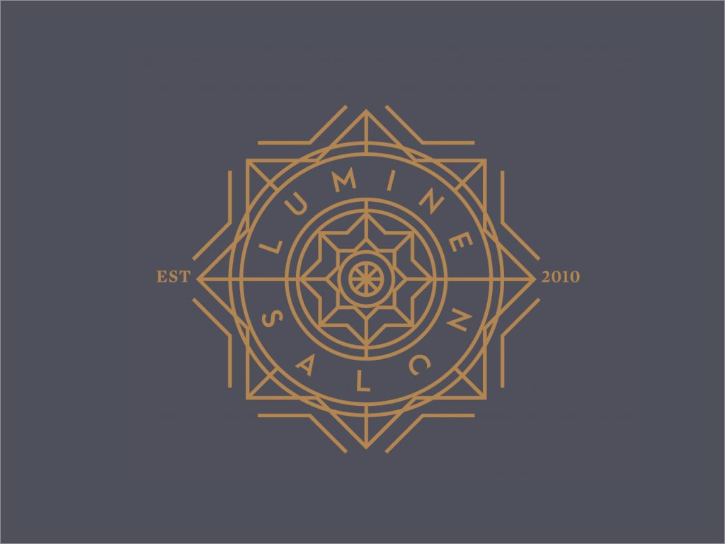 美國Lumine Salon美容美發(fā)沙龍品牌logo設計