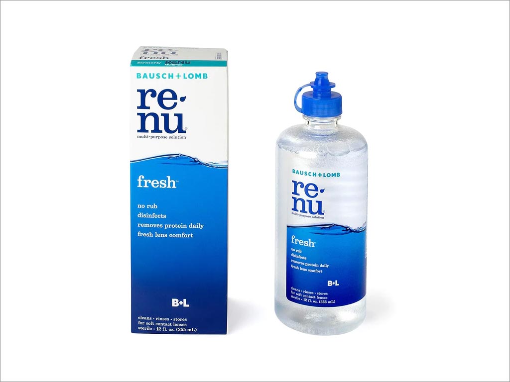 美國博士倫隱形眼鏡產(chǎn)品外盒瓶簽包裝設(shè)計(jì)