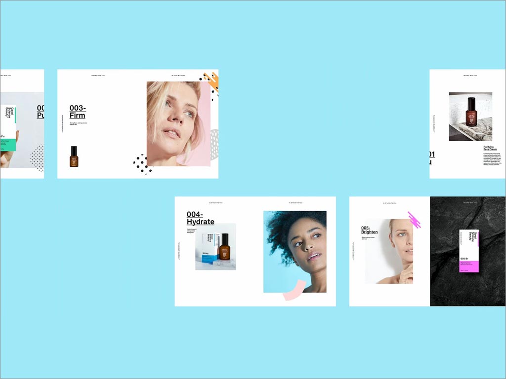 美國(guó)good science beauty護(hù)膚產(chǎn)品手冊(cè)頁(yè)面設(shè)計(jì)