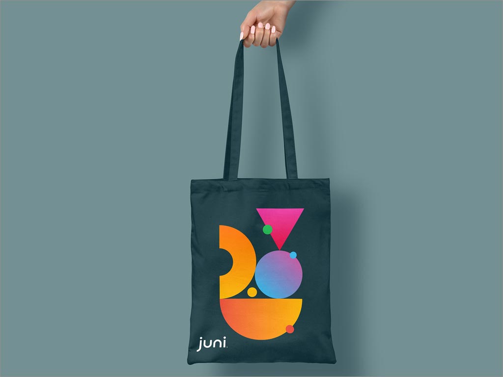 美國(guó)Juni功能性植物飲料手提袋設(shè)計(jì)