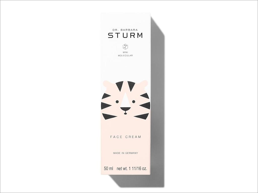 德國Barbara Sturm嬰兒護膚品包裝設(shè)計之嬰兒面霜外盒包裝設(shè)計