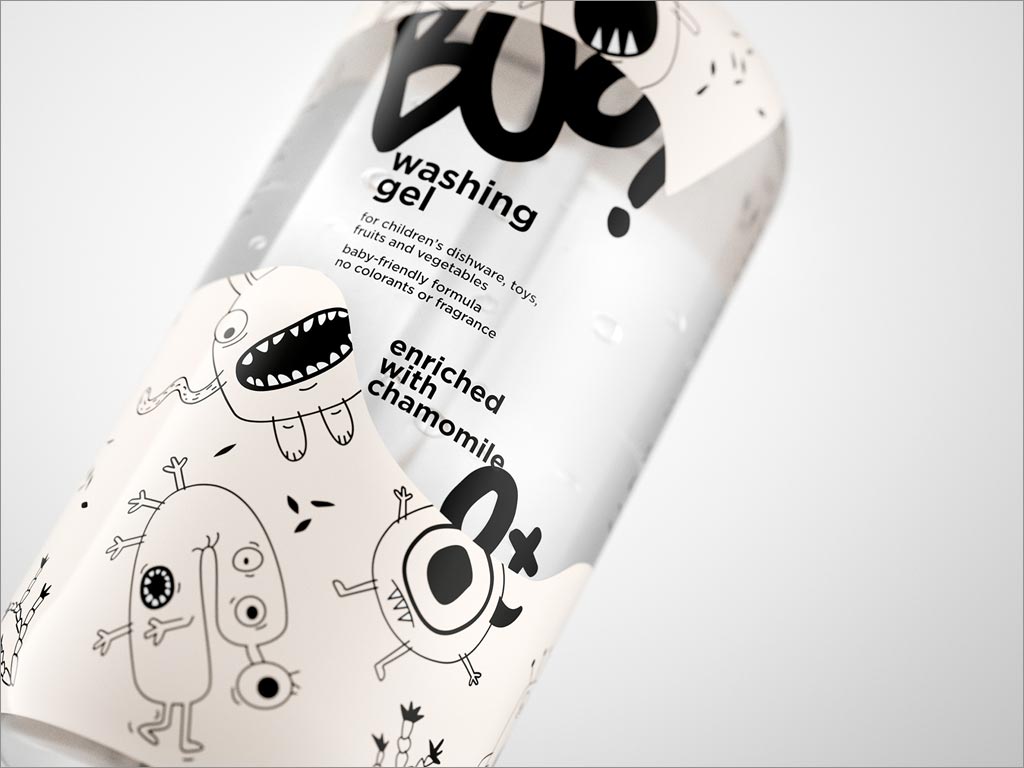 Boo嬰幼兒清潔用品包裝設計之局部細節(jié)展示