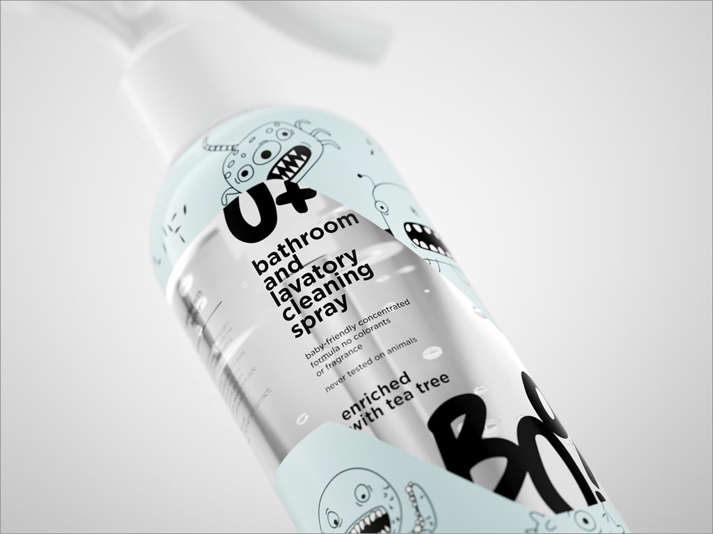 Boo嬰幼兒清潔用品包裝設計之局部細節(jié)展示