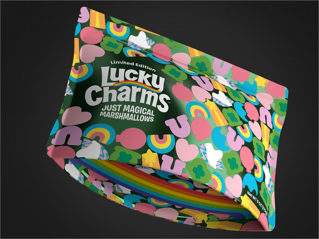 美國Lucky Charms Just Magical棉花糖包裝設(shè)計之實(shí)物照片