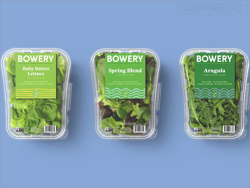 Bowery蔬菜農(nóng)產(chǎn)品包裝設計