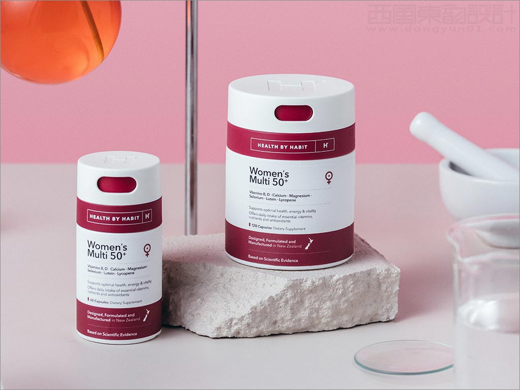 新西蘭Health by Habit孕婦多種維生素營養(yǎng)保健補(bǔ)品包裝設(shè)計(jì)