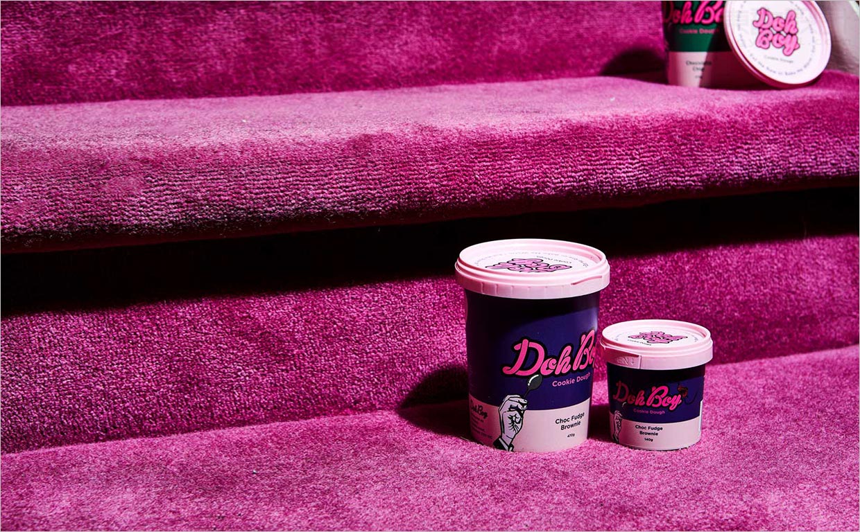 朋克搖滾風(fēng)格的dohboy曲奇餅干包裝設(shè)計