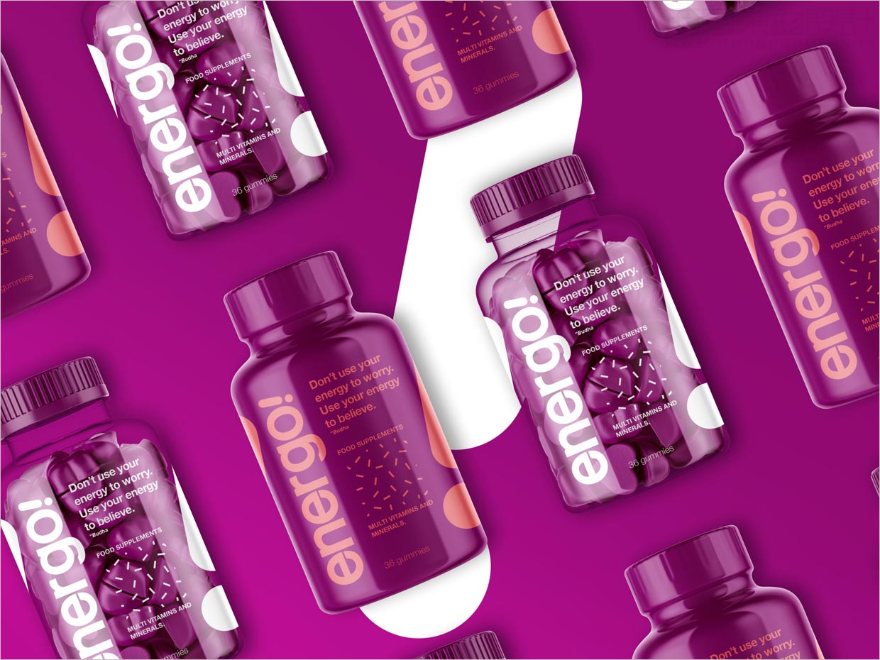 印度尼西亞 Energo食品補(bǔ)充劑營(yíng)養(yǎng)保健品包裝設(shè)計(jì)