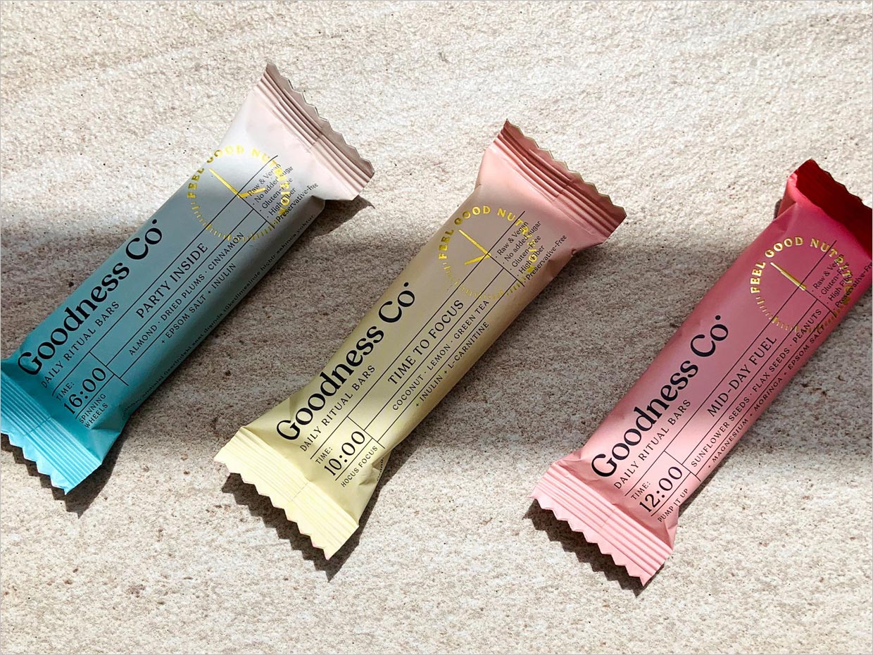 土耳其Goodness能量棒功能性零食小吃包裝設(shè)計之實物照片