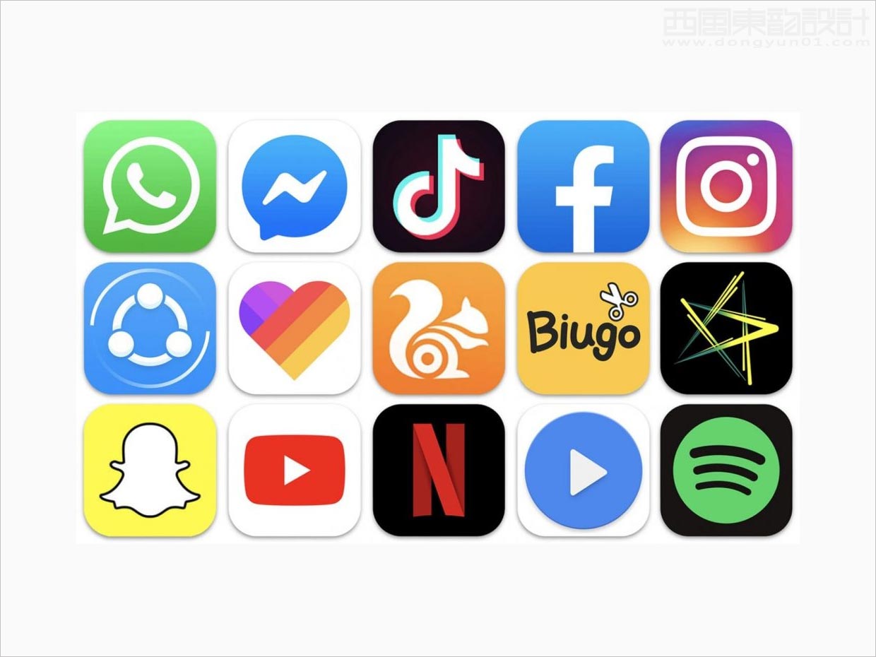 優(yōu)秀移動應用app的logo設計欣賞