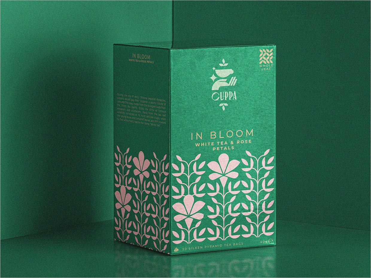 南美Cuppa茶葉包裝盒設(shè)計