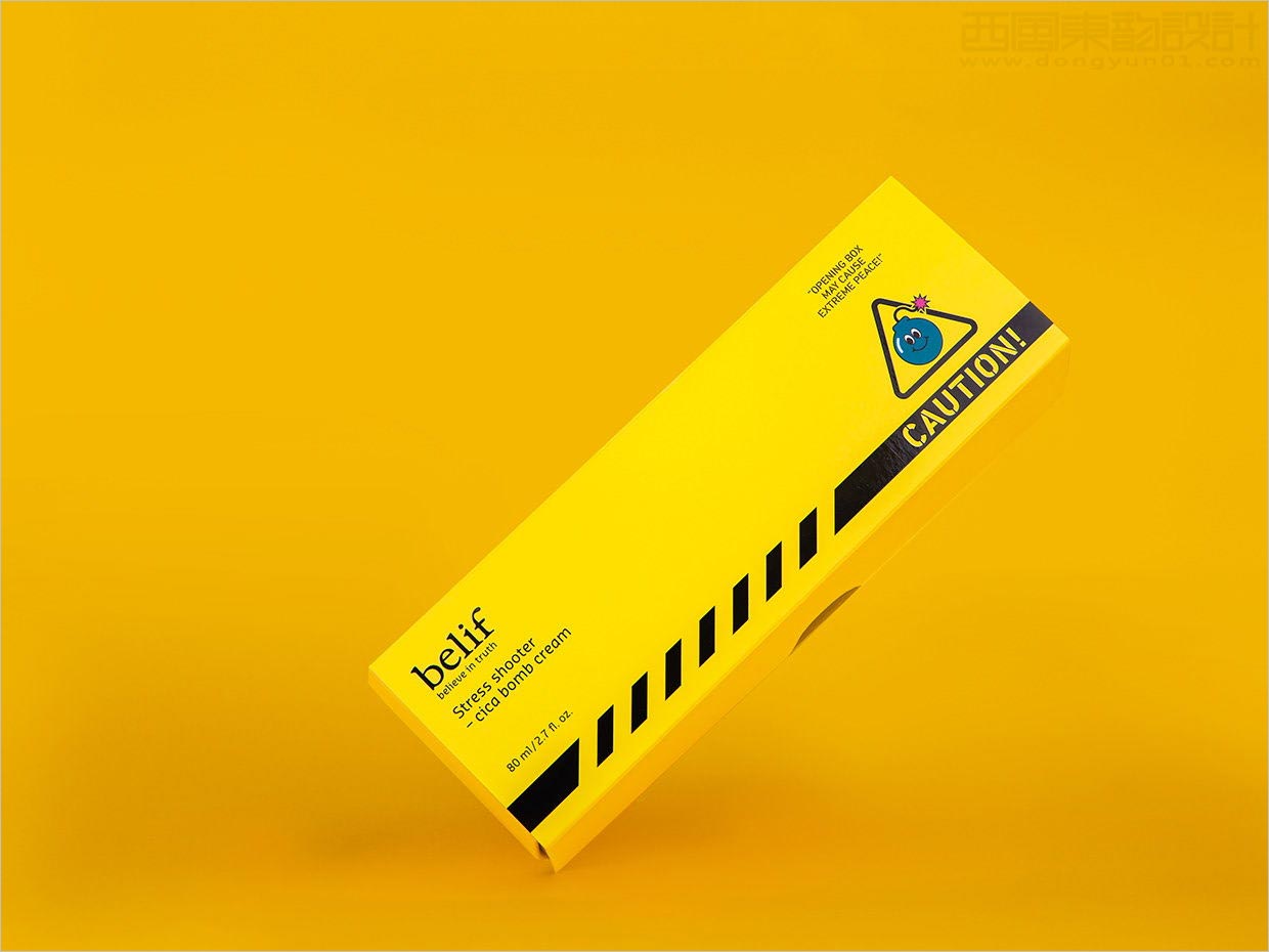 韓國Belif護(hù)膚霜包裝設(shè)計之側(cè)面展示