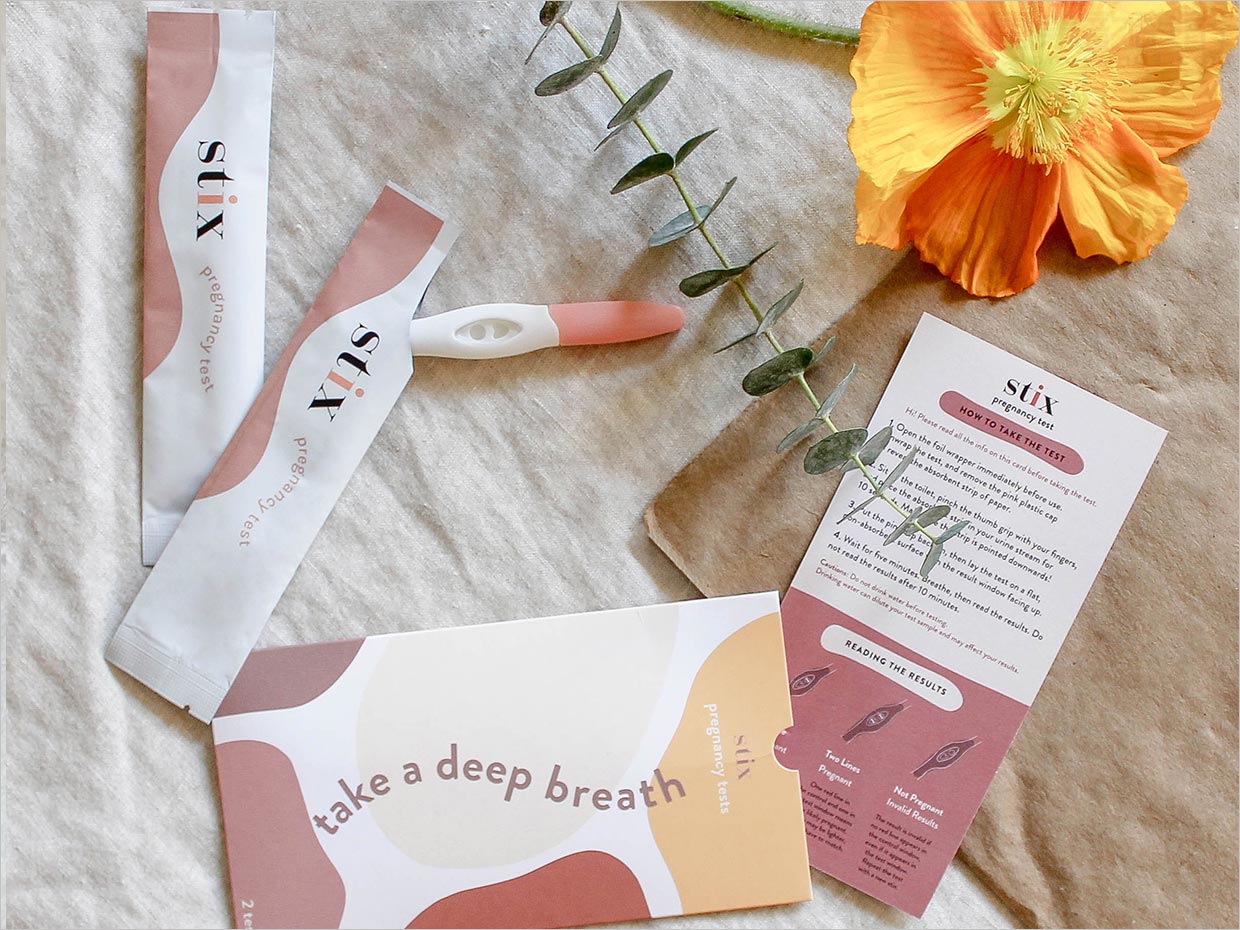 美國Stix懷孕和排卵測試紙包裝設(shè)計(jì)之實(shí)物照片