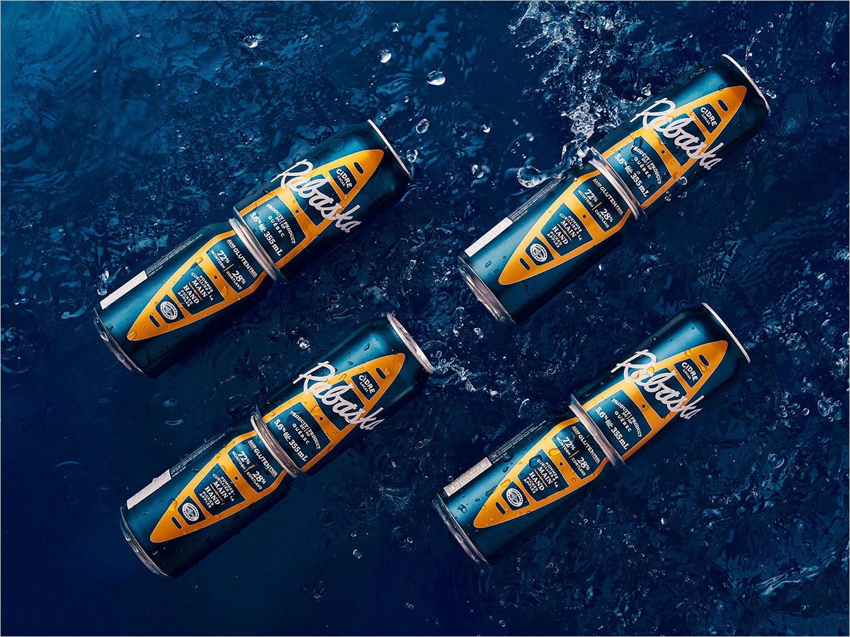 加拿大Rabaska易拉罐蘋(píng)果酒包裝設(shè)計(jì)