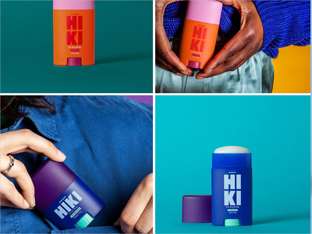 美國HIKI汗水除臭劑日化用品包裝設(shè)計