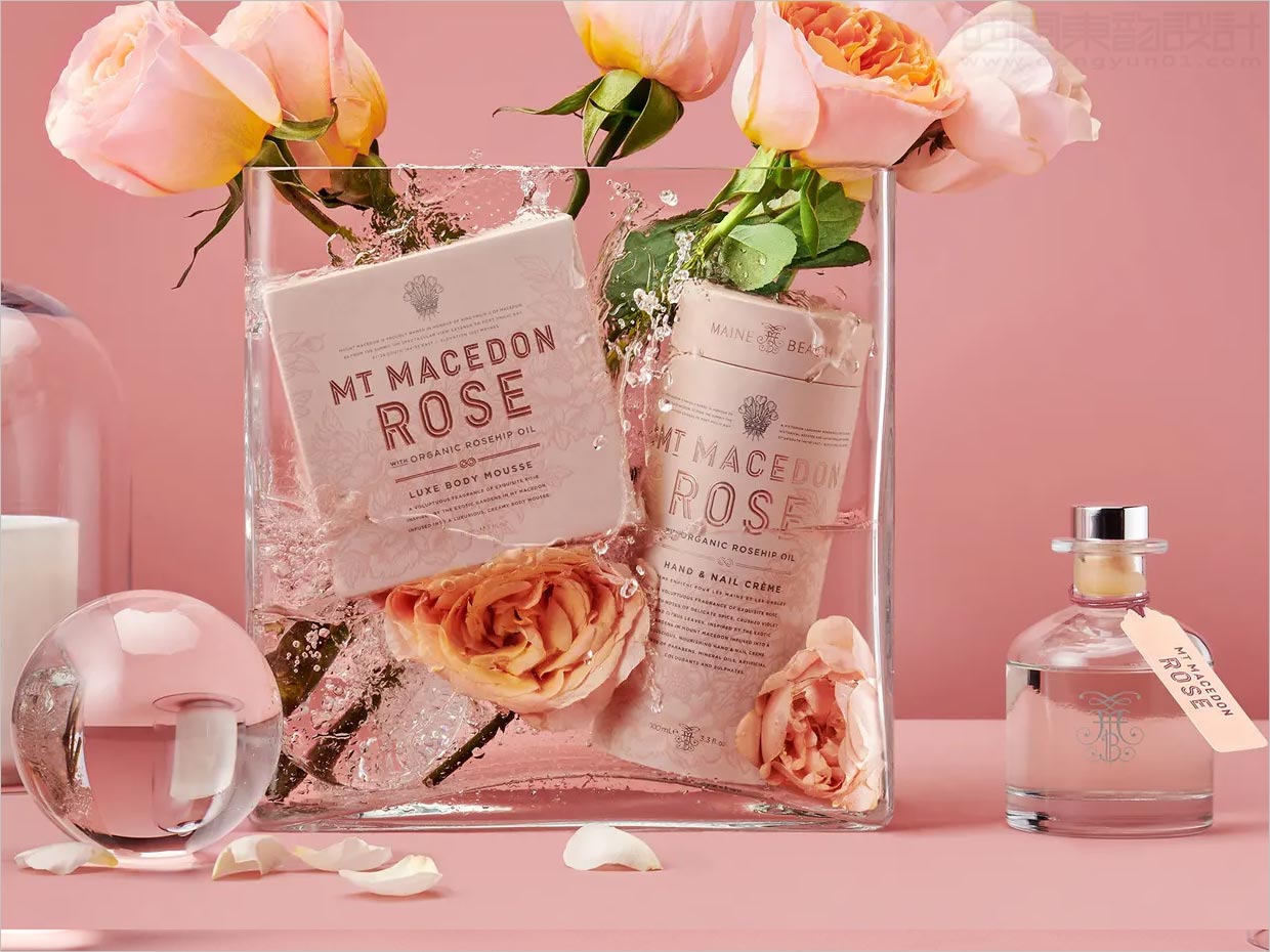 澳大利亞馬其頓玫瑰護(hù)膚品包裝設(shè)計
