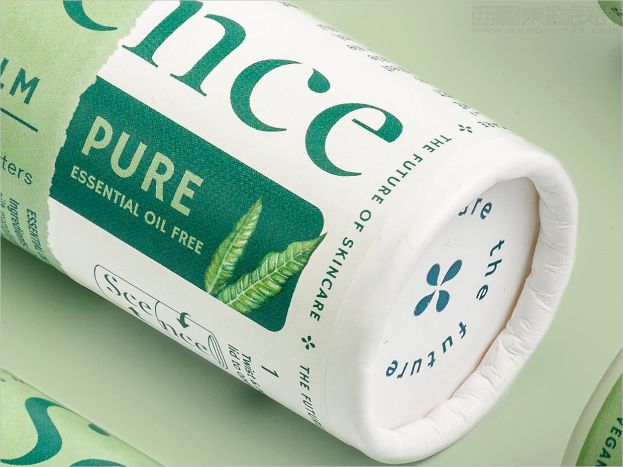 英國(guó)Scence護(hù)膚品包裝設(shè)計(jì)之局部特寫(xiě)