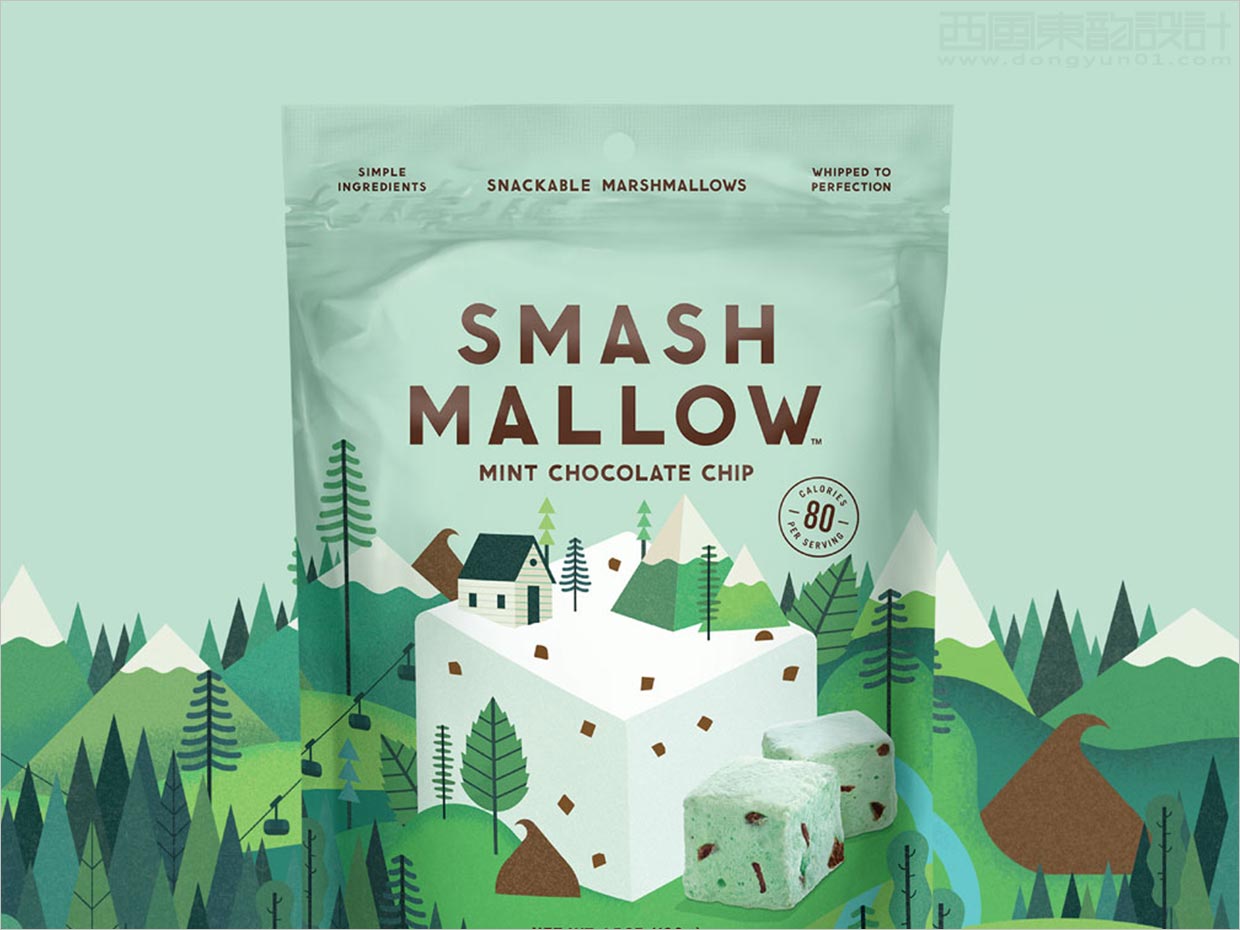 英國Smashmallow棉花糖休閑食品包裝設(shè)計