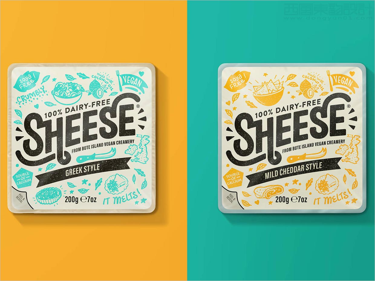 Sheese！純素奶酪包裝設(shè)計(jì)不一定要那么好！