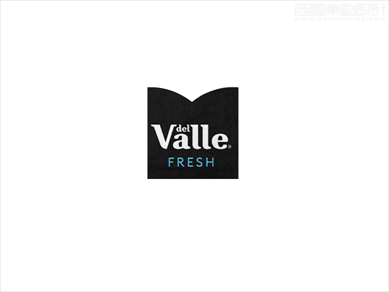 可口可樂公司Del Valle果汁飲料logo設(shè)計(jì)