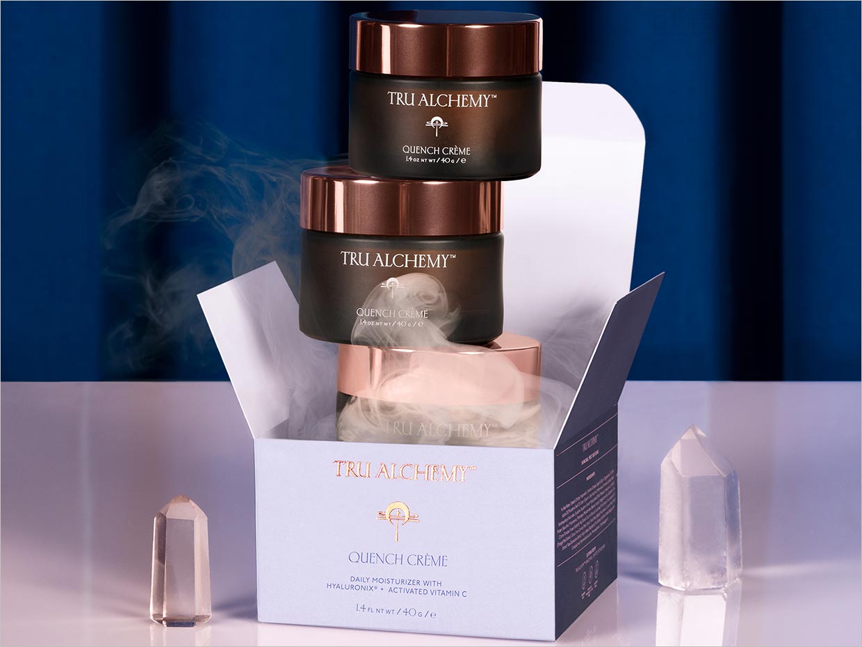 美國Tru Alchemy清潔護(hù)膚品包裝盒與瓶體設(shè)計