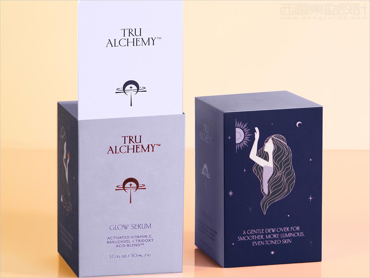 美國Tru Alchemy清潔護(hù)膚品包裝盒設(shè)計