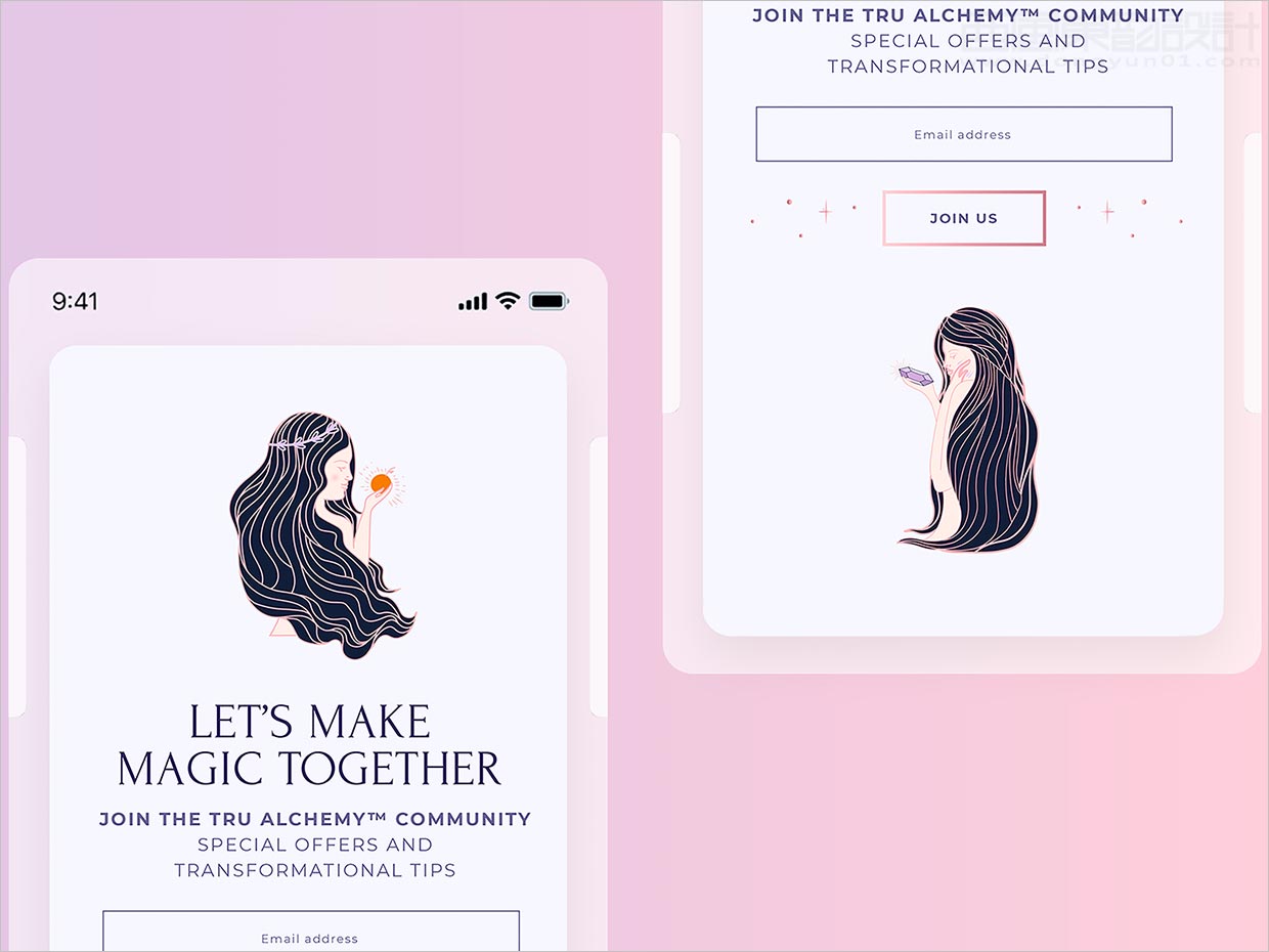 美國Tru Alchemy清潔護(hù)膚品網(wǎng)站設(shè)計