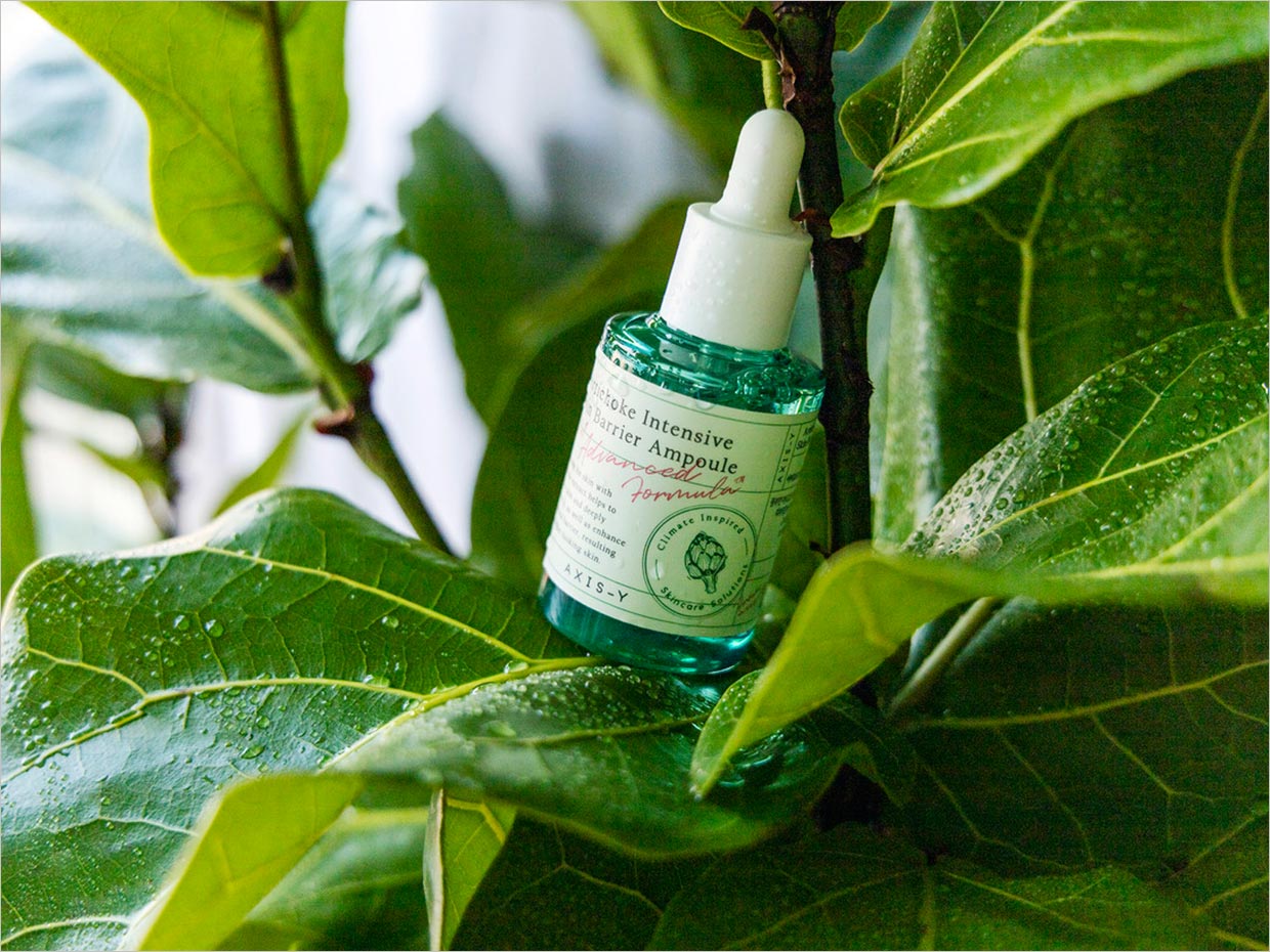 韓國(guó)AXIS-Y清潔美容化妝品包裝設(shè)計(jì)之實(shí)物照片