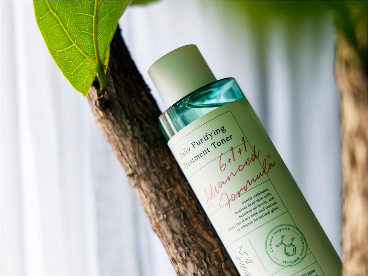 韓國(guó)AXIS-Y清潔美容化妝品包裝設(shè)計(jì)之實(shí)物照片