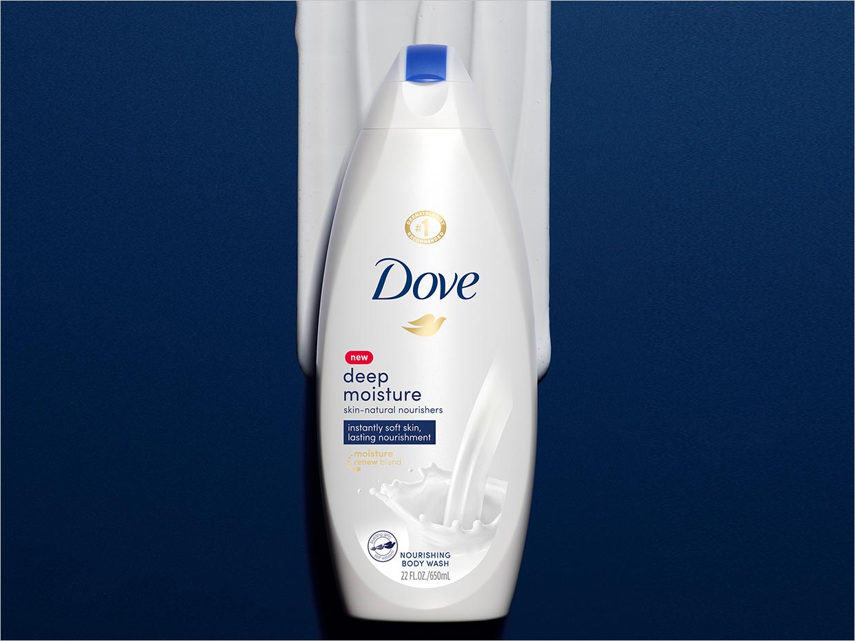 聯(lián)合利華Dove身體沐浴露個人護(hù)理產(chǎn)品包裝設(shè)計