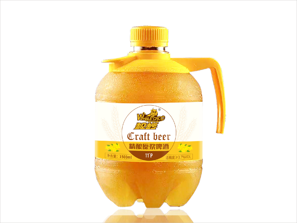 湖北匯鼎酒業(yè)桂花小麥精釀原漿啤酒包裝設(shè)計