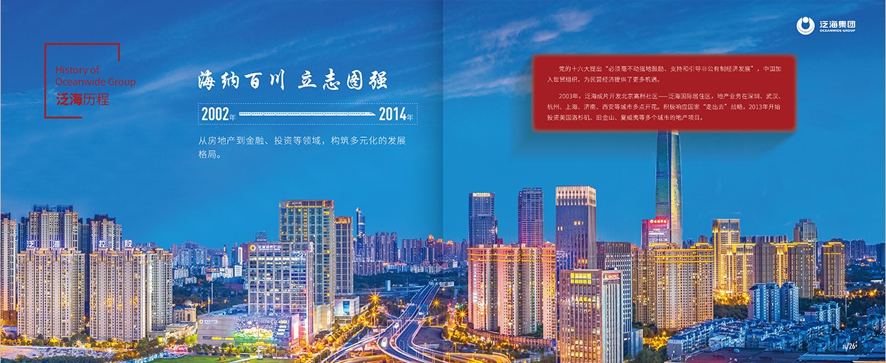 中國(guó)泛?？毓杉瘓F(tuán)35周年畫(huà)冊(cè)設(shè)計(jì)之泛海歷程頁(yè)面設(shè)計(jì)