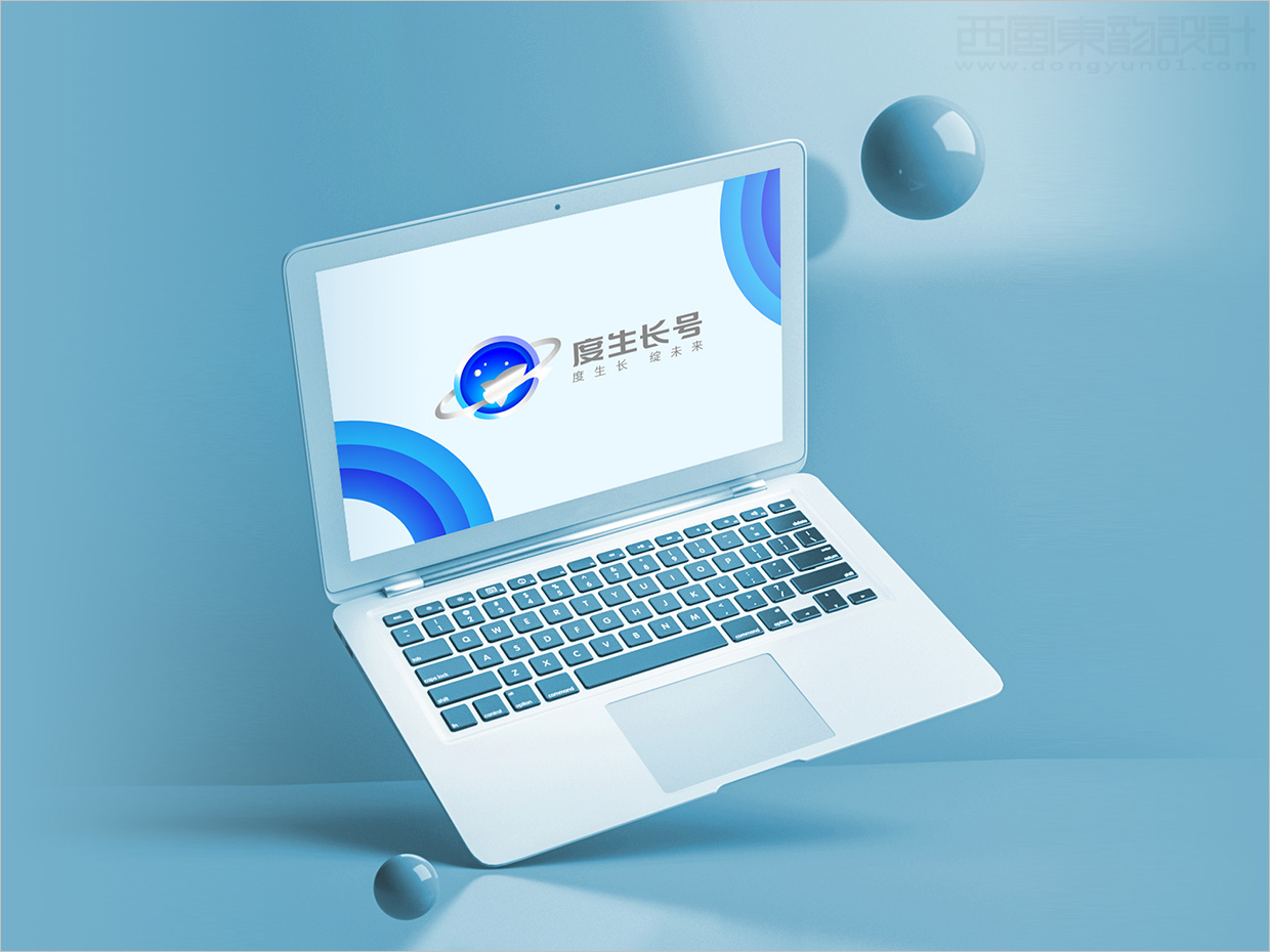 百度大學(xué)度生長號品牌logo設(shè)計應(yīng)用之電腦屏保