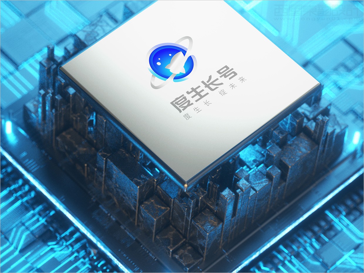 百度大學(xué)度生長號品牌logo設(shè)計應(yīng)用